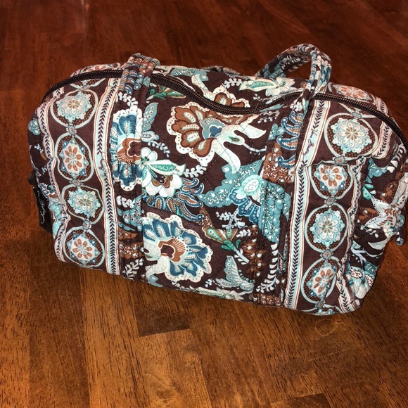 RETIRED Vera Bradley JAVA BLUE Handbag Purse EUC - Picture 2 of 6